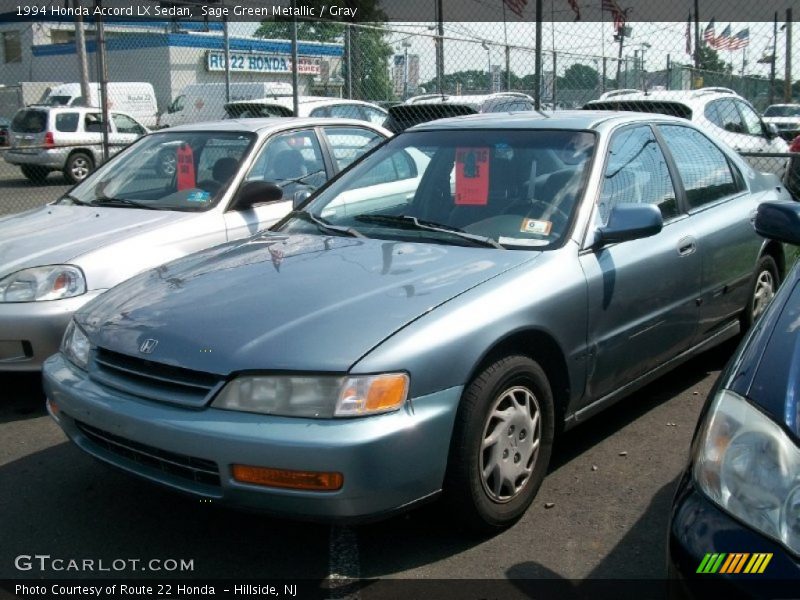 Sage Green Metallic / Gray 1994 Honda Accord LX Sedan