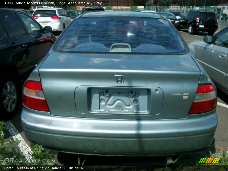 Sage Green Metallic / Gray 1994 Honda Accord LX Sedan
