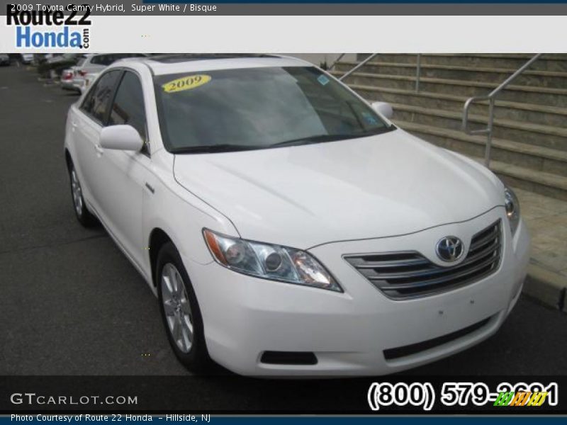 Super White / Bisque 2009 Toyota Camry Hybrid