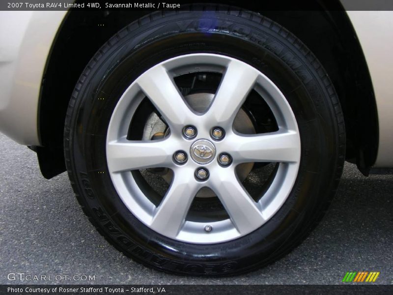 Savannah Metallic / Taupe 2007 Toyota RAV4 Limited 4WD