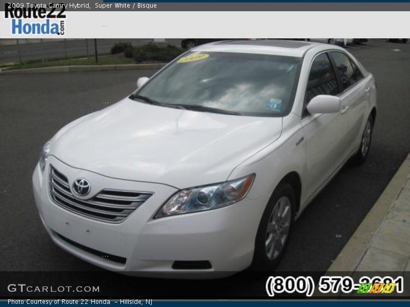 Super White / Bisque 2009 Toyota Camry Hybrid