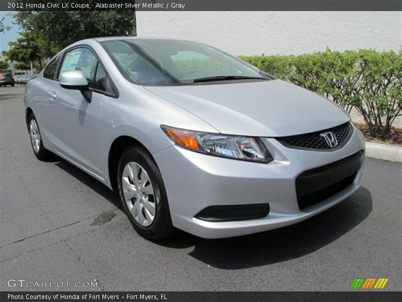 Front 3/4 View of 2012 Civic LX Coupe