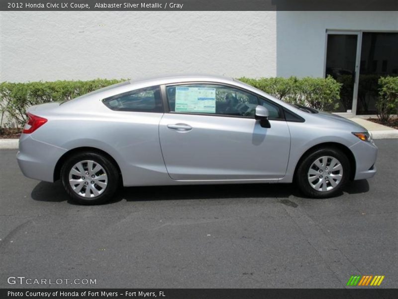  2012 Civic LX Coupe Alabaster Silver Metallic
