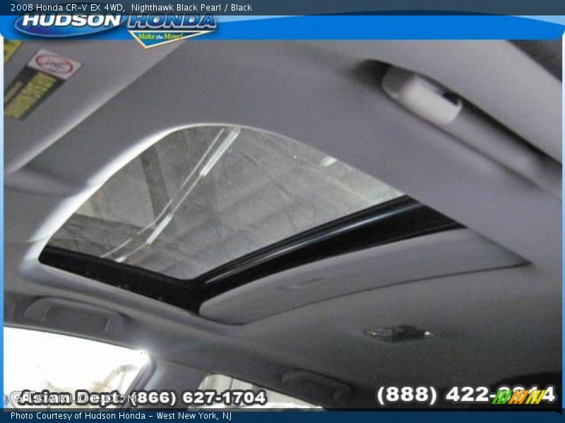 Nighthawk Black Pearl / Black 2008 Honda CR-V EX 4WD