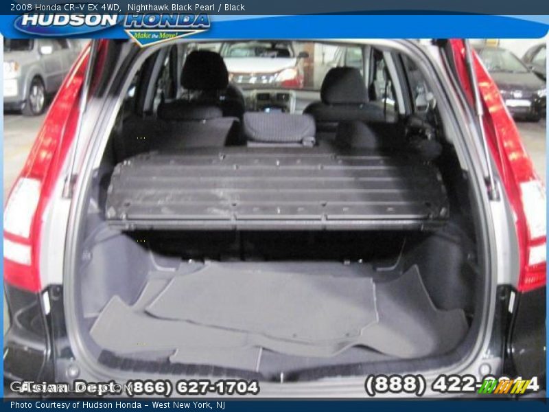 Nighthawk Black Pearl / Black 2008 Honda CR-V EX 4WD