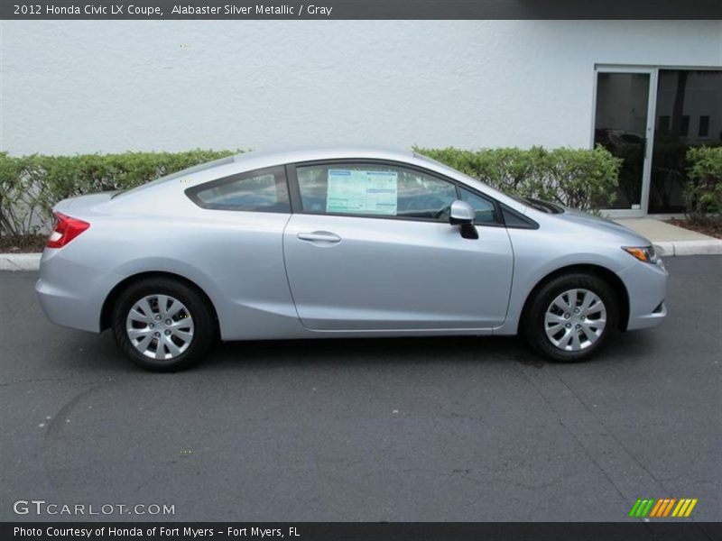  2012 Civic LX Coupe Alabaster Silver Metallic