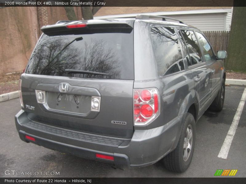 Nimbus Gray Metallic / Gray 2008 Honda Pilot EX 4WD