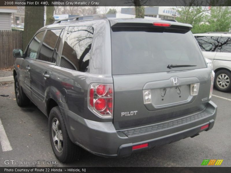 Nimbus Gray Metallic / Gray 2008 Honda Pilot EX 4WD