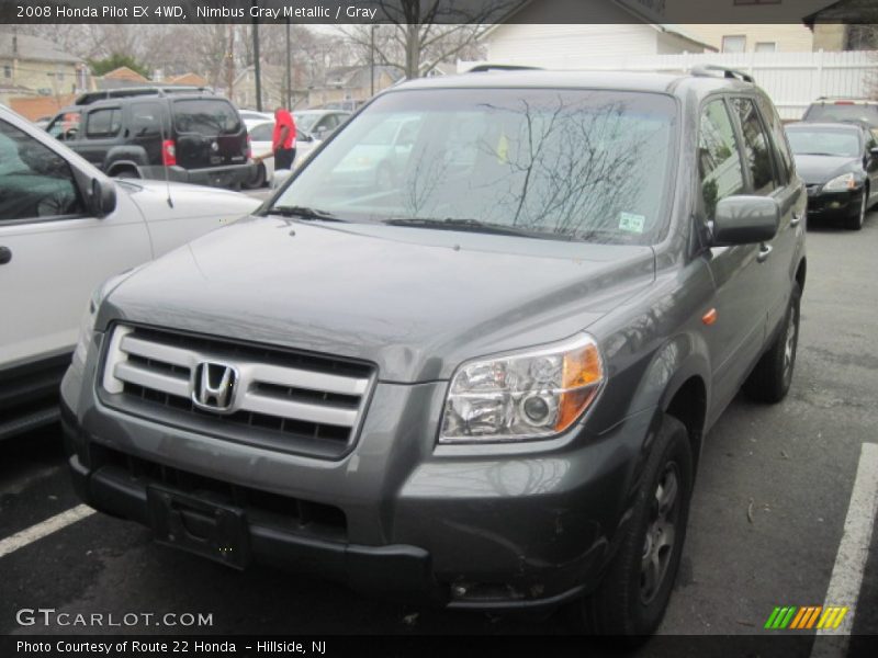 Nimbus Gray Metallic / Gray 2008 Honda Pilot EX 4WD