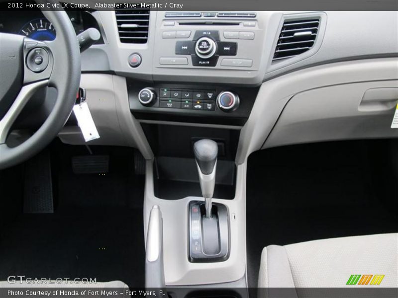 Dashboard of 2012 Civic LX Coupe