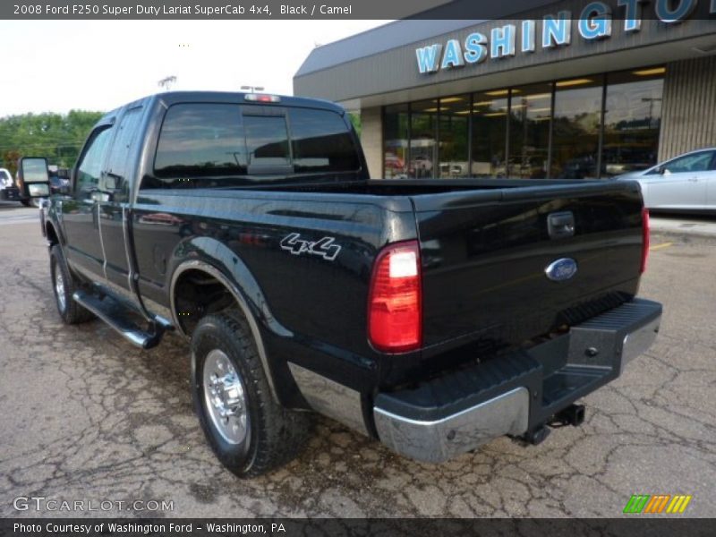 Black / Camel 2008 Ford F250 Super Duty Lariat SuperCab 4x4