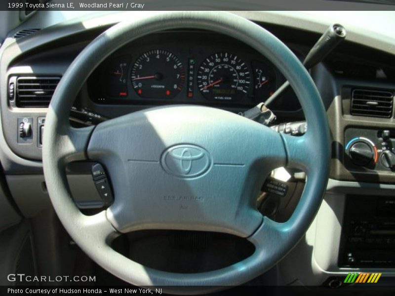Woodland Pearl / Gray 1999 Toyota Sienna LE