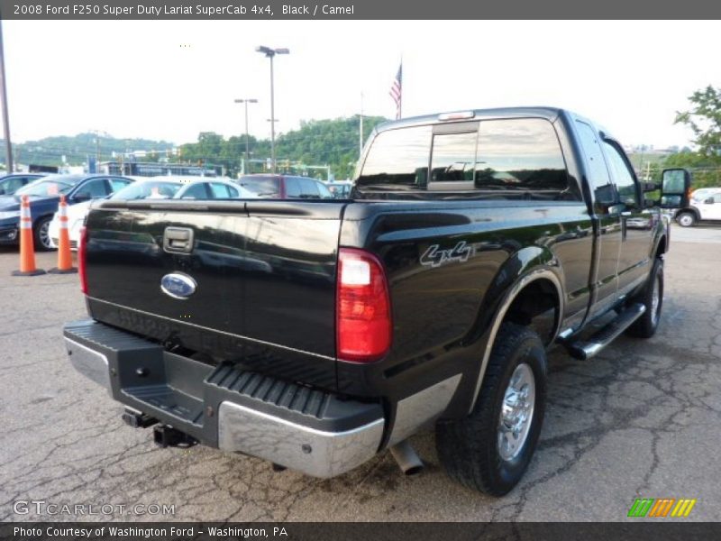 Black / Camel 2008 Ford F250 Super Duty Lariat SuperCab 4x4