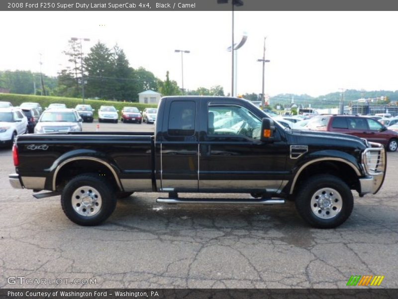 Black / Camel 2008 Ford F250 Super Duty Lariat SuperCab 4x4
