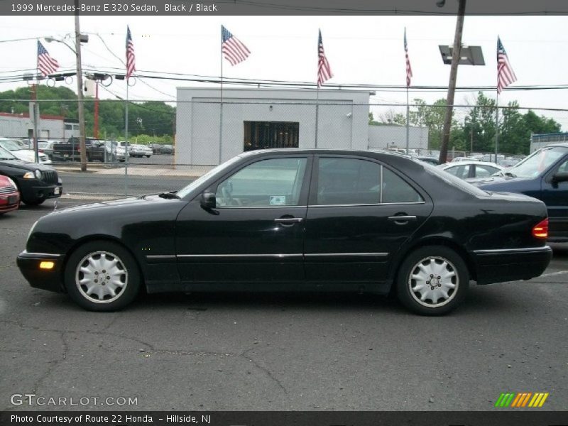 Black / Black 1999 Mercedes-Benz E 320 Sedan