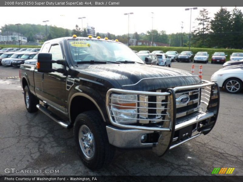 Black / Camel 2008 Ford F250 Super Duty Lariat SuperCab 4x4