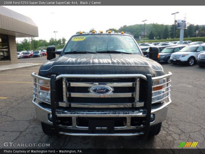 Black / Camel 2008 Ford F250 Super Duty Lariat SuperCab 4x4