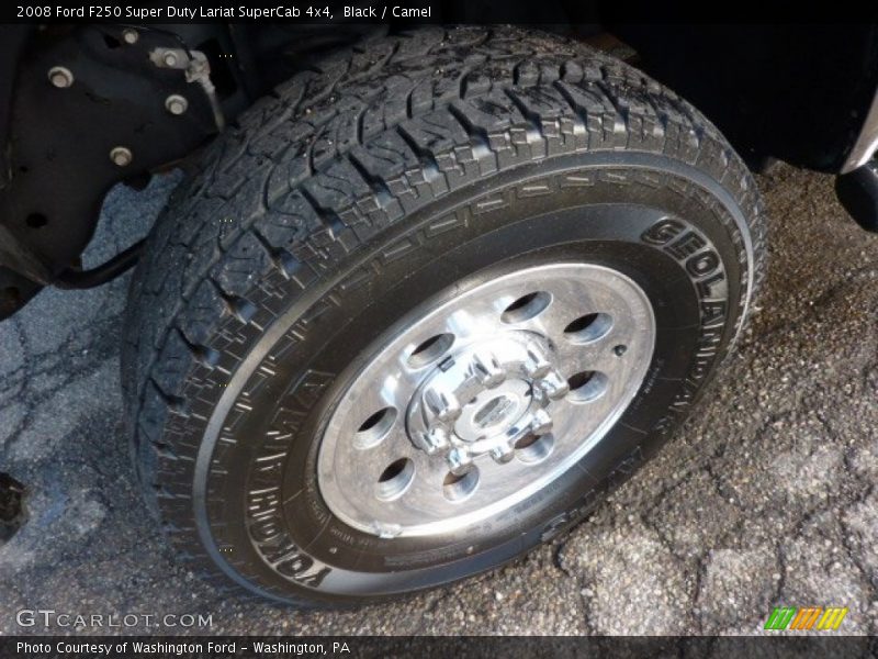Black / Camel 2008 Ford F250 Super Duty Lariat SuperCab 4x4