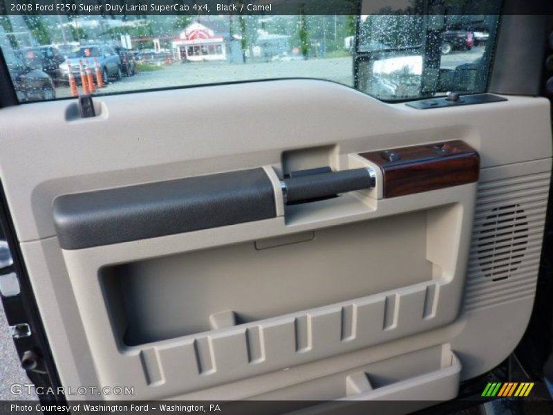 Black / Camel 2008 Ford F250 Super Duty Lariat SuperCab 4x4