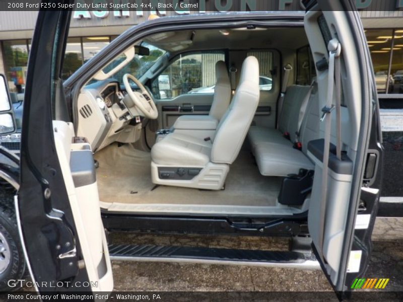 Black / Camel 2008 Ford F250 Super Duty Lariat SuperCab 4x4