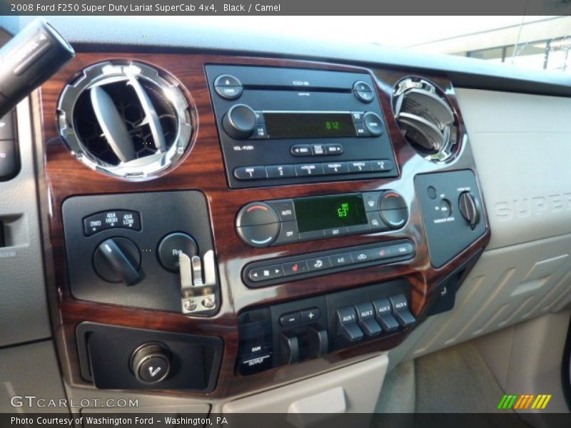Black / Camel 2008 Ford F250 Super Duty Lariat SuperCab 4x4