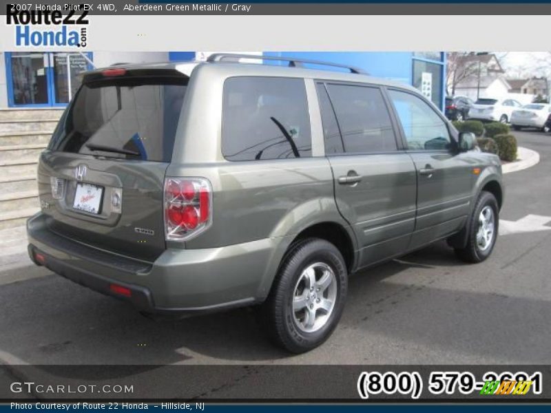 Aberdeen Green Metallic / Gray 2007 Honda Pilot EX 4WD