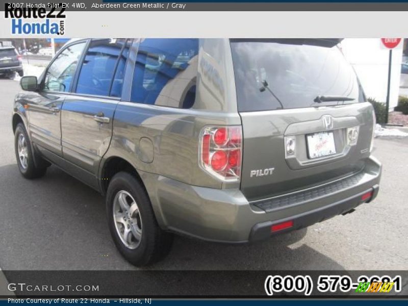 Aberdeen Green Metallic / Gray 2007 Honda Pilot EX 4WD