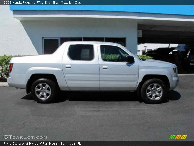 Billet Silver Metallic / Gray 2008 Honda Ridgeline RTX