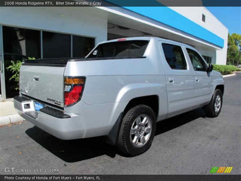 Billet Silver Metallic / Gray 2008 Honda Ridgeline RTX