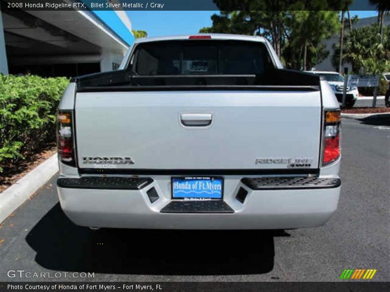 Billet Silver Metallic / Gray 2008 Honda Ridgeline RTX