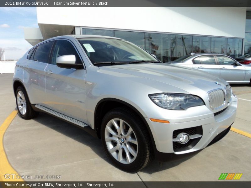  2011 X6 xDrive50i Titanium Silver Metallic
