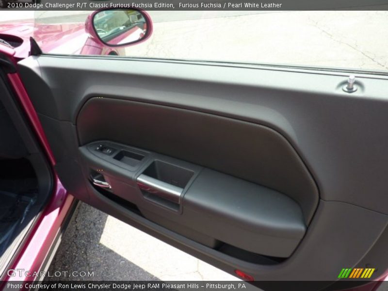 Furious Fuchsia / Pearl White Leather 2010 Dodge Challenger R/T Classic Furious Fuchsia Edition