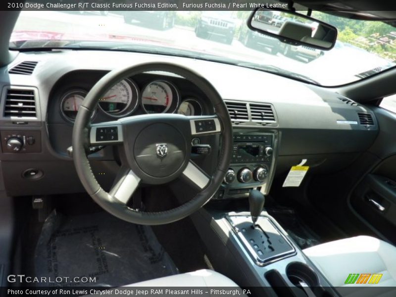 Furious Fuchsia / Pearl White Leather 2010 Dodge Challenger R/T Classic Furious Fuchsia Edition