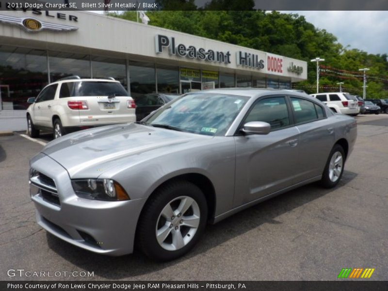 Billett Silver Metallic / Black 2011 Dodge Charger SE