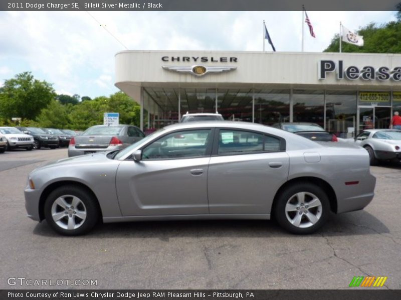 Billett Silver Metallic / Black 2011 Dodge Charger SE