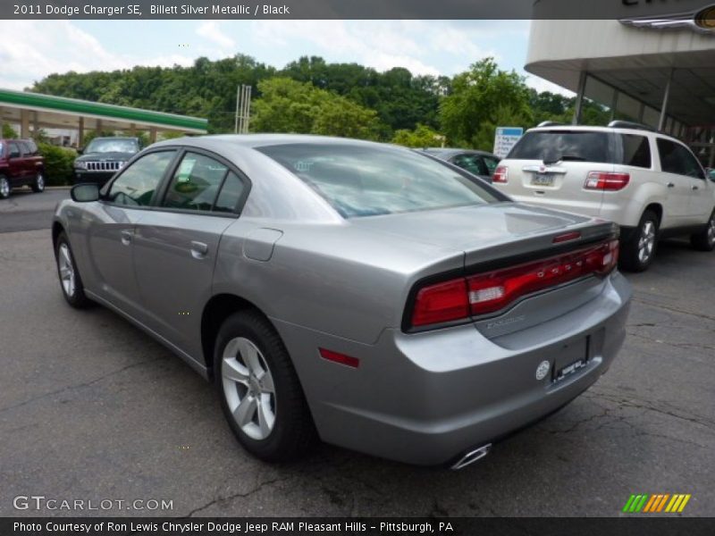 Billett Silver Metallic / Black 2011 Dodge Charger SE