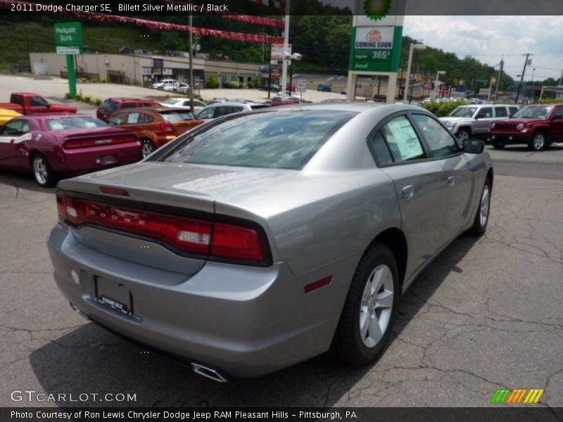 Billett Silver Metallic / Black 2011 Dodge Charger SE