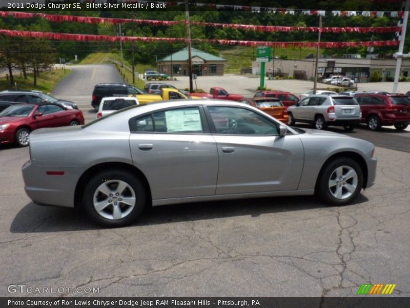 Billett Silver Metallic / Black 2011 Dodge Charger SE