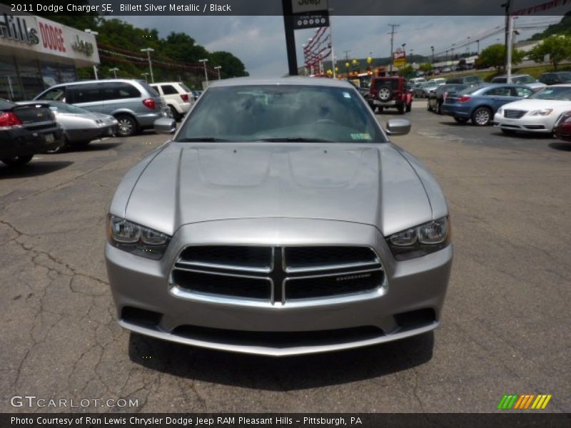 Billett Silver Metallic / Black 2011 Dodge Charger SE