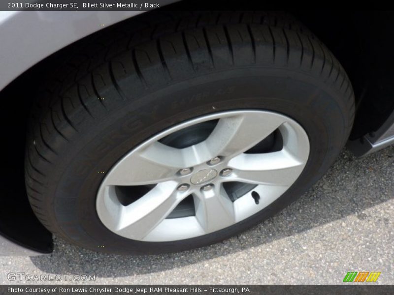 Billett Silver Metallic / Black 2011 Dodge Charger SE