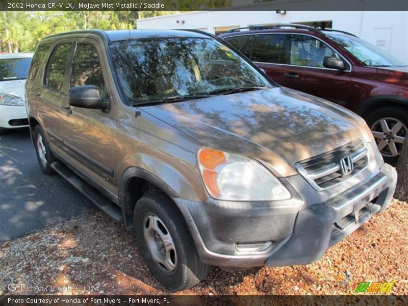 Mojave Mist Metallic / Saddle 2002 Honda CR-V LX