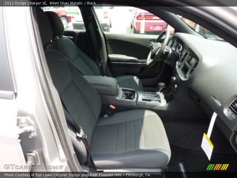 Billett Silver Metallic / Black 2011 Dodge Charger SE