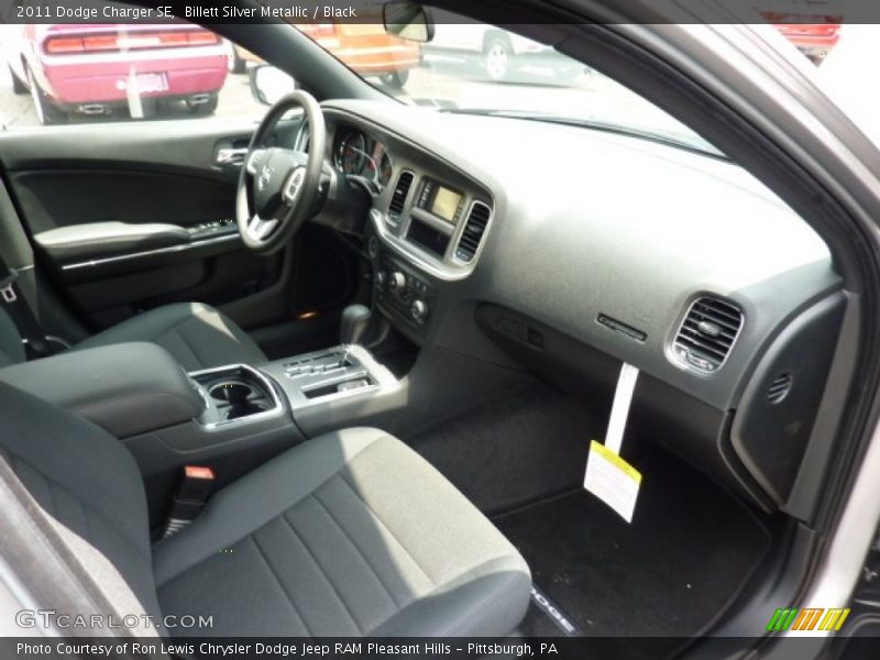 Billett Silver Metallic / Black 2011 Dodge Charger SE