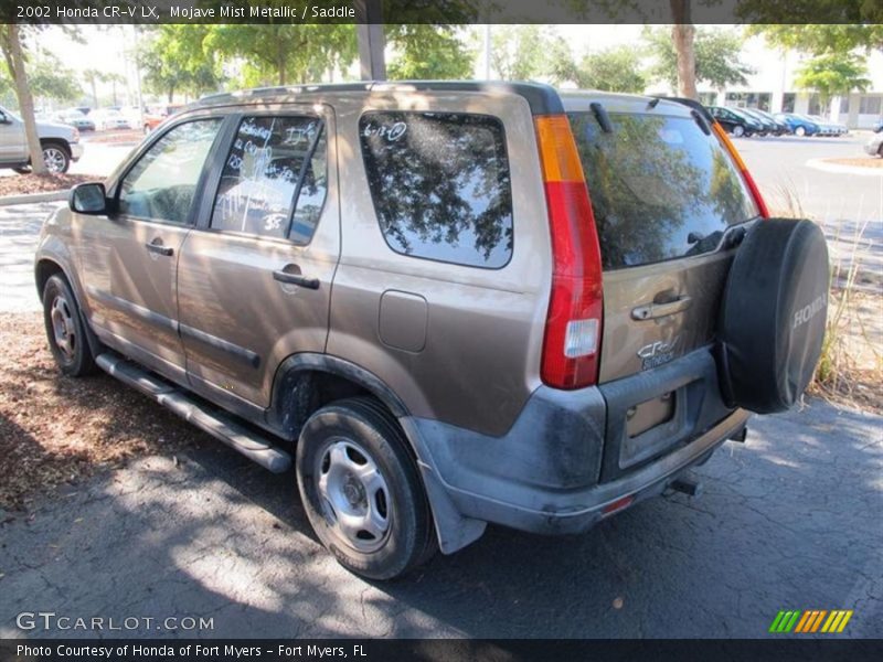 Mojave Mist Metallic / Saddle 2002 Honda CR-V LX