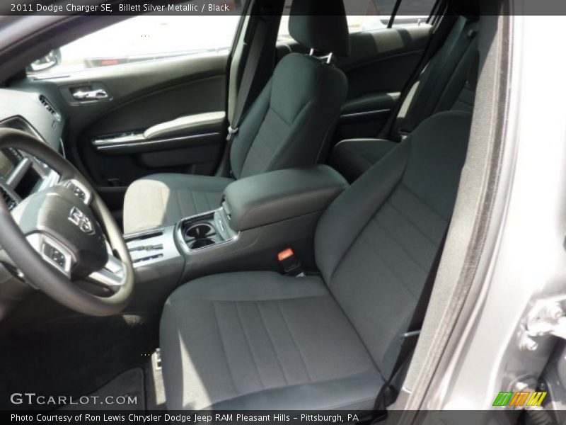 Billett Silver Metallic / Black 2011 Dodge Charger SE