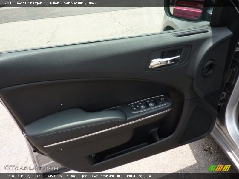 Billett Silver Metallic / Black 2011 Dodge Charger SE
