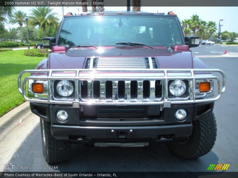 Twilight Maroon Metallic / Ebony 2006 Hummer H2 SUT