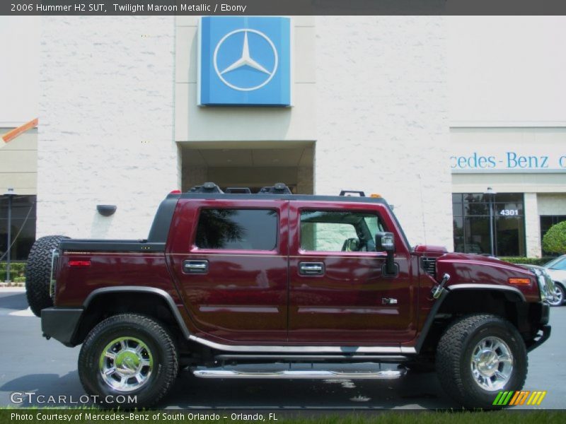 Twilight Maroon Metallic / Ebony 2006 Hummer H2 SUT