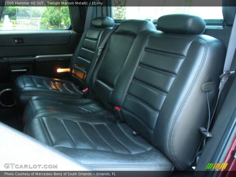  2006 H2 SUT Ebony Interior