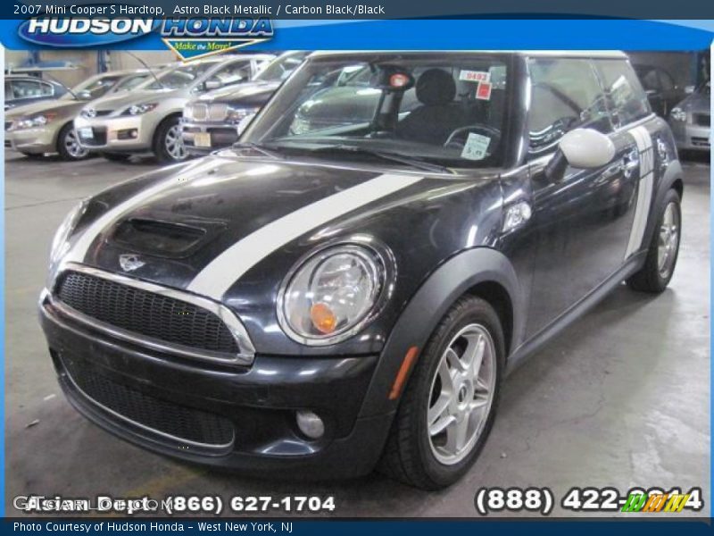 Astro Black Metallic / Carbon Black/Black 2007 Mini Cooper S Hardtop